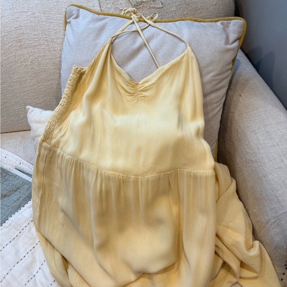 Reformation Sunny Yellow Maxi Dress size Large - Picture 3 of 8